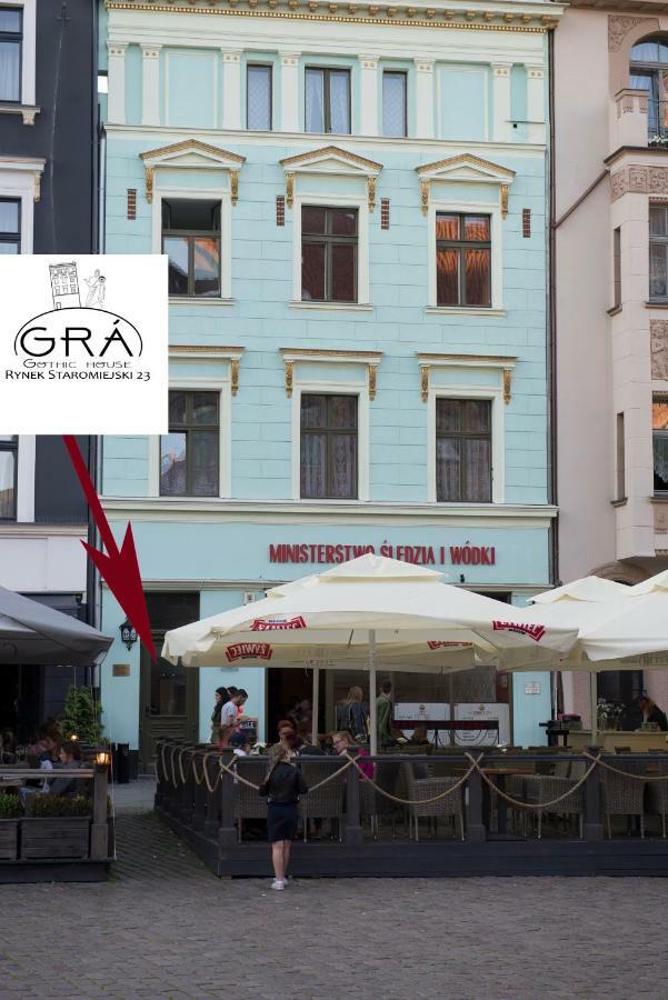 Apartament Gra - Gothic House Torun Ngoại thất bức ảnh